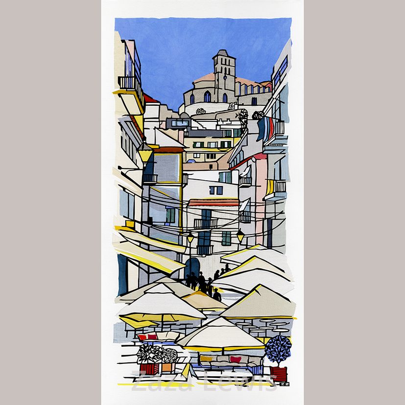 Ibiza town_print thumbnail_square
